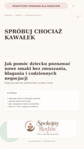 Okładka poradnika Spróbuj chociaż kawałek — jak pomóc dziecku poznawać nowe smaki bez zmuszania