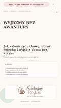 Okładka poradnika Wyjdźmy bez awantury — jak zakończyć zabawę, ubrać dziecko i wyjść z domu bez krzyku