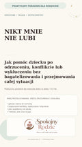 Okładka poradnika: Nikt mnie nie lubi — jak pomóc dziecku po odrzuceniu, konflikcie lub wykluczeniu