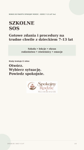 Okładka materiału Szkolne SOS dla rodziców dzieci 7–13 lat